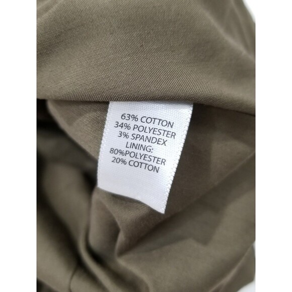 Hinge Olive Green Texture  Vest Side Zip Size S EUC A4 - Picture 5 of 7